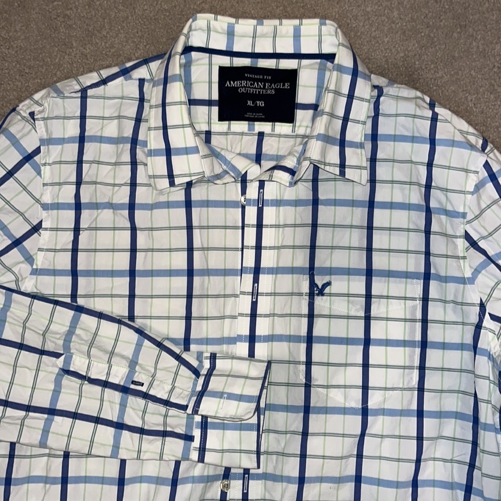 XL American Eagle button up shirt - Picture 2 of 3
